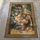 Vintage Floral Bouquet Tapestry Large Wall Art Hanging 56    X 39   