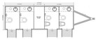 Luxury Restroom Trailer 4 Stalls With A c     Ready To Ship
