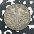 1843 Germany Frankfurt 6 Kreuzer Lot n3355 Silver 