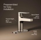 Kohler K-74021-4-bn Taut Single-handle Bathroom Faucet - Brushed Nickel - Nib