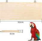 3 Pack Bird Perch Stand  Parrot Wood Platform  Natural Wooden Perch Toys Play   