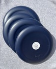 Set Of 4 Mainstays 10 5    Plastic Dinner Plates Microwave Safe     Dark Blue