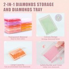 Qlonry 185 Pcs All Inclusive Diamond Painting Tool Kit Diamond Art Accessories K