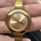 Movado Bold Evolution Rose Gold Stainless Steel Womens Watch  
