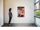 Banksy Graffiti Art Dog Walker Large Metal Sign Painting 24x36