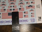 Microscale 48-561 O 1 48 Us American Flags 50 Star 1960-now Waterslide Decals