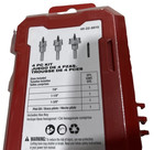 Milwaukee 4pc Carbide Hole Cutter Kit Stainless Steel 49-22-8610 New Free Ship