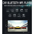 7  Double 2 Din Car Stereo Radio Mp5 Touch Screen Bluetooth Fm Usb   Rear Camera