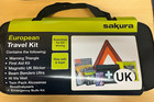 Sakura European Travel Kit Car Driving Emergency Warning Triangle Uk