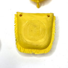 Vintage Marx Johnny West Series Chief Cherokee Yellow Accessories - Mask Hat Etc