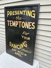 Orig 1966-67 The Temptones Daryl Hall   Oates Gig Concert Stage Sign History 