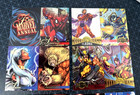 Fleer Marvel Cards Promo Card Sheet Lot - Flair 94   95  Metal   Ultra Spiderman