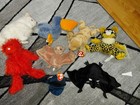 10pc Vintage Plush Stuffed Animal Bundle Ty Beanie Babies Puffkins Bp Amoco Nwt