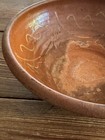 Antique 1760   s - 1860   s French Glazed Red Ware Cooking Proven  al Terracotta Bowl
