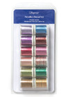 Metallics 12 Spool Thread Set Embroidery Quilting Sewing Metallic Thread Kit