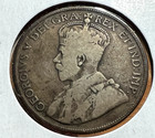 1929  Canada 50 Cents Silver Better Coin