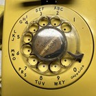 Vintage Yellow Western Electric Rotary Telephone Wall Mount Phone- Untested