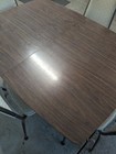 Vtg Mcm 60 s Brody 4 Vinyl Chairs And Formica Table Dinette Set 36x48