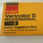  1 Roll  Kodak Vericolor Ii 120mm Color Print Film - Type S Vps 120 - Vintage