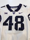Game Worn Used Nike Tcu Horned Frogs Football Jersey Size 40  48