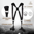 Camera Harness For 2 Cameras     Dual Shoulder Leather Camera Strap