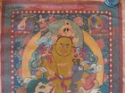 83x60cm Tibetan  Buddhism Hand Painted Thangka  white Jambhala   