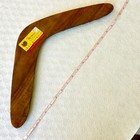 Boomerang Aboriginal Australian Hand Painted  By Yarramunua Dreaming Vintage