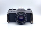 Tested   Working Asahi Pentax K1000 35mm Film Camera W smc 50mm Lens   Extras