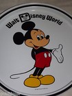 Vintage Walt Disney World Mickey Mouse Souvenir Metal Tray