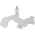 Panama Canal Charm - Metal - Sterling Silver