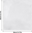 13 Inch Men s Handkerchiefs 100  Real Mulberry Silk Pocket Square For Men white 