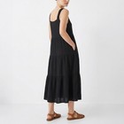 Nwt Eileen Fisher Organic Cotton Lofty Gauze Tiered Dress  Pp-3x