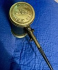 Vintage Brass Oiler Eagle 66 Finger Pump W rigid Spout   Rare Find  