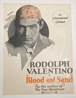 Rudolph Valentino Rare 1922 Silent Film Blood And Sand Paramount Movie Trade Ad