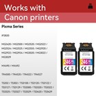 Pg-245xl Cl-246xl Ink Cartridges For Canon 245 Pixma Mg2522 Mg2520 Mx490 Mx492