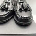 Gh Bass Weejuns Esther Loafers Womens 7m Leather Black Tassels Boho Casual Nwb