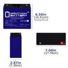 Mighty Max 4 Pack - 12v 18ah Gel Replacement Battery For Apc Rbc11  Rbc7  Rbc55