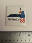 Destination 88 Calgary Canada Winter Olympics Pin Back Button P78