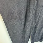 Vintage Cp Shades Black Paisley Pull On Pants Size Large Beach Resort Vacation