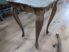 Italian Florentine Gold Gilt Vintage Nesting Table 12inx16 5in