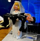 Vintage Wilton Liberated Bride Cake Topper Wedding Groom Fun Bachelorette Party
