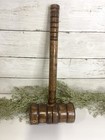 Antique 6    Wood Mallet   Gavel Large Peg Construction