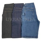 Men s Loose Fit Carpenter Jean Shorts Baggy Work Shorts Size 30-44 Kno Betta