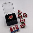 Lot Of 7 Canada Souvenir Lapel Pins   Pinbacks - Canadian Flag Maple Leaf - X15