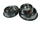 Stainless Steel No Tip No Slip Dog Puppy Pet Cat Food Or Water Bowl Dish Water