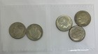 90  Silver 5 Coin Lot Roosevelt Dimes 10 Cent Random Dates Pre 1965   Pouch