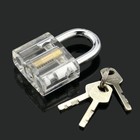 Transparent Practice Lock Set Visible Pick Tools For Locksmith Training