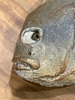 Alan Bennett Studio Pottery Fish Wall Sculpture Brown Ceramic Art 9    Signed