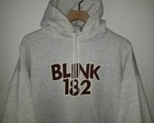 Vintage 90s Blink 182 Hoodie Emo Punk Rare Spell Out Sweatshirt Usa Made Xl