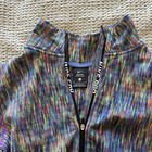 Nike Pro Hyperwarm 1 2 Zip Womens L Multi Color Geometric Running Thumbholes